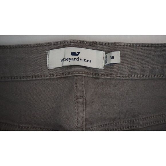 Vineyard Vines Women's Sz 36 Anchor Gray Jamie High-Rise Garment-Dyed Jeans - Picture 3 of 13